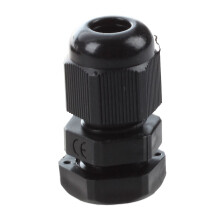 16 Stueck PG7 Schwarzer Kunststoff Wasserdichter Kabelverschraubung 3-6.5mm