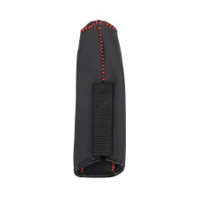 3X Leather Hand Brake Cover Protective Sleeve for / Accord / 8, Black + Red