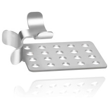 Roof De-Icing Cable Clips, 100 Pack Aluminum Roof Clips, Metal Clip, Heat Cable Roof Clip, De-Icing Cable Clamps