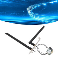 2,4G/5G Wireless-WLAN-Netzwerkkarte Bluetooth4.0 PCI-E 1X Desktop-WLAN-Adapterkarte Dualband Wireless Desktop 2 Antennen