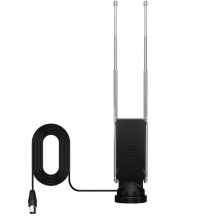 Upgraded Aerial ABS Plastic Antenna Enhances Your Digital Reception with This Portable Indoor/Outdoor Antenna
