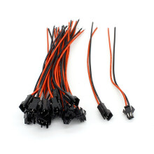 50 Paare 15 Cm Langer JST SM 2Pins Stecker Stecker auf Buchse für LED Streifen
