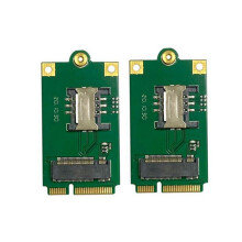 2 Adattatori 4G 5G M.2 da NGFF un Pcie Adattatore da NGFF un Pci-e con Slot per Scheda SIM per L860-GL DW5820E DW5816E EM7455