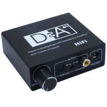 Hifi DAC Amp Digital Analog Audio  Cinch 3,5 Mm KopfhöRer VerstäRker Toslink Optischer Koaxial Ausgang