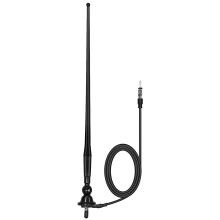 Antenas de à Prova D'áGua Marinho Antena de RáDio Mastro de Borracha FlexíVel Fm Am Antena para Atv Utv Rzr Spa Iate