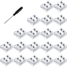 2 Pin 10Mm Connettore Luce Nastro LED Senza Saldatura Connettore Striscia LED Connettore Morsettiera da Nastro un Filo (30 Pz)