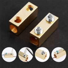 10 Stuks Draadconnector Moerkit 60A Koperen Splitsingsbedradingconnector Waterdichte Circuitdraadaansluitterminal