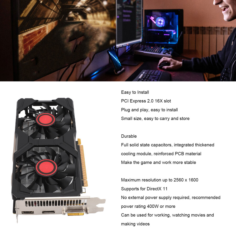 192Bit 3Gb Gddr5 Dual Fan Desktop Gpu 7790334550731