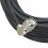 Plugue Macho RG58 TNC para Plugue Macho TNC Conector de Ângulo Reto RF Jumper Pigtail Cable 6