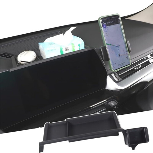 For  X1 U11 2023 2024 Central Control Dashboard Storage Organizer Tray with Phone Holder Mount Accessories 1