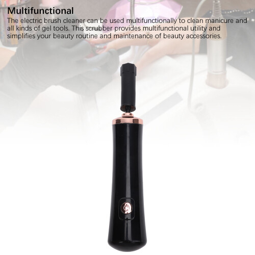 Set de cepillo eléctrico para uñas negro 2xAAA 2