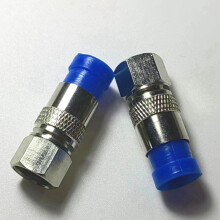 100PCS/Bag All-Copper Waterproof 75-5 RG6 Extruded F- British TV Cable 24 Shielded Universal Connector A