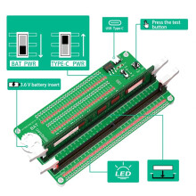 DDR4-Speichertester mit Langer Verriegelung, Desktop-Computer DDR4-Speichertestkarte mit LED-Anzeigen für Desktop-Computer