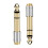 Conversores 3Pc 6,35 Mm para 3,5 Mm 1/4 Polegadas Macho 1/8 Polegadas FêMea 6,35 para 3,5 Jack Adaptador de áUdio para Fone de Ouvido Conector de 8