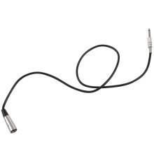 XLR 3 Pin Plug to 6.35mm 1/4 inch Male Mono Jack Plug Cable 1Meter(approx3.3 feet)