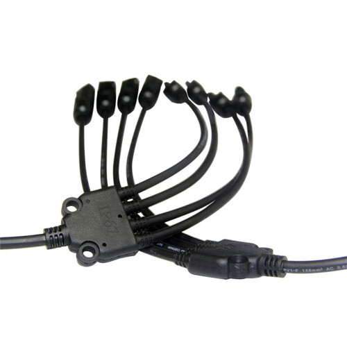 Y Type 4 to 1 Adapter Solar Panel Cable Wire Connectors Adapter Photovoltaic Panel Convergence Cable 1
