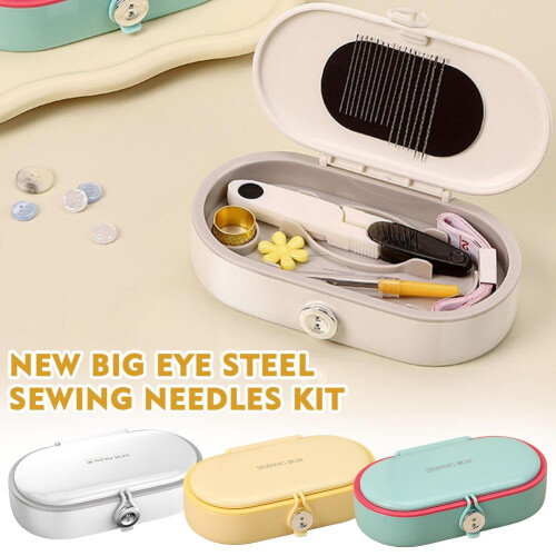 Double-Layer Sewing Box with Tools – ABS & Silicone, 2