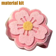 Hasen-Mondkuchen-Album-Set – DIY-Scrapbook aus Vliesstoff, 12 cm