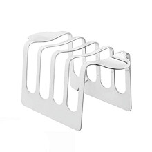Victorian Style Stainless Steel Toast Rack 4-Slot