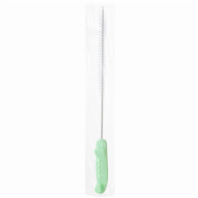 Escova de limpeza para canudos, escova longa com cerdas de nylon, escova de arame redonda reutilizável para limpeza de canudos, garrafas e tubos