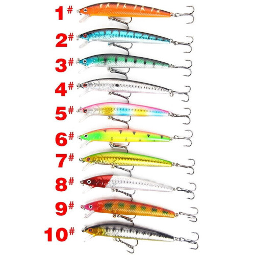 2PC100mm7g Πλωτά Σκληρά Δολώματα για Ψάρεμα, Wobbler Crankbaits, Δολώματα για Ψάρια 1