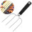 Stainless Steel Turkey Fork 4-Prong BBQ Roasting Lifter 2