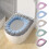 Housse de siège de toilette épaisse – Polyester doux, 1