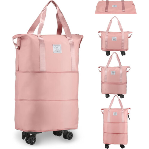 Τσάντα χειρός Rolling Duffle με ρόδες, επεκτεινόμενη και πτυσσόμενη, κάτω από το 1