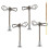 Conjunto de 4 queimadores de incenso com suporte magnético vertical – Compatível com camping e decoração de casa. 1