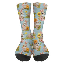 Compression Socks Calf Knee High Support Socks Novelty For Women Men Athletic Running Hiking Nurse, A