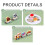 Wooden Magnetic Train Set with Numbers 11-Piece 5