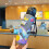 Cartoon Spaceman Plastic Water Bottles D7P0 1