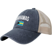 Bahamian Flag Bahamas Flag Black Baseball Cap for Men Women Hat Adjustable Trucker Hat Golf Dad Hats