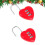 2-Pack Heart-Shaped Red Compact Locks for Travel, Tools, and Accessories Security 1
