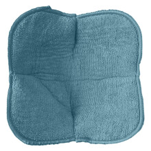 Dark Blue Microwave Bowl Holder, 7.9" Fiber Heat Insulation Pad, Soft Trivet & Pot Holder, Safe Plate Hugger, Durable Counter Protector Mat