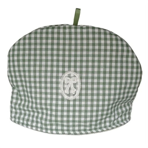 Vintage λουλουδάτη τσαγιέρα Cozy – Μονωτικό κάλυμμα, χρυσαφί