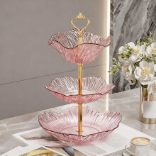 Elegant Multi-Layer Snack & Fruit Serving Plates – Compatible with Weddings, Tea Parties, Holidays, Home Decor