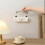 Porte-lunettes mural en forme de chat blanc 1