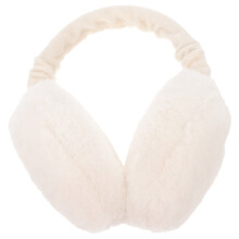 Ear Warmer Winter Plush Ear Covers Headwear Outdoor Earmuffs Accessory for Women Girls Winter (White)