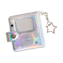 2Inches Minis Small Photo Album Photo Storage Book with Keychains Pocket Album Keychains for Picture Valentines Gift Wedding