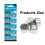 10 τεμάχια AG5 Μπαταρίες Κουμπιού 1.55V LR754 193SR754 546 Αλκαλικές Μπαταρίες Κερμάτων για 3