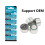 10 τεμάχια AG5 Μπαταρίες Κουμπιού 1.55V LR754 193SR754 546 Αλκαλικές Μπαταρίες Κερμάτων για 7