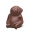 Ornement pour chien en argile violette, 7,5 cm 1
