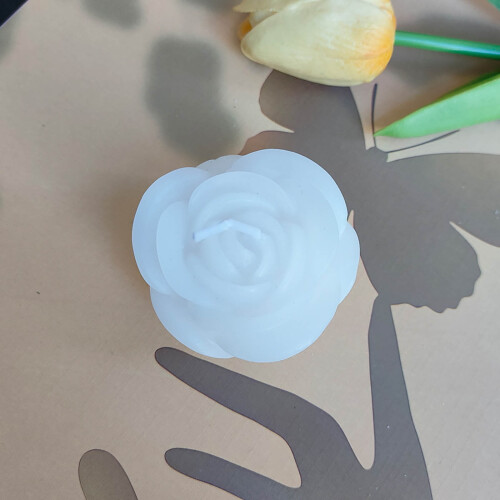 Vela aromática Corazón de Rosa – Blanca