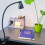 Lampe de bureau flexible : rotation à 360, 3 modes d’éclairage, USB 5