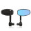Motorcycle Bar End Mirrors 22mm Adjustable Foldable 5