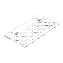 Black Metal Sliding Drawer Holder for 36 Coffee Pods – Space-Saving Kitchen/Cabinet Organizer, Smooth Gliding, Sleek Design