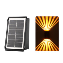 Aurinkokennovalaisimet ulkokäyttöön, IP65-vedenpitävä, ylös- ja alaspäin suuntautuva valaistus, yhteensopiva puutarhan/terassin/patioiden
