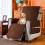 Einteiliger Relaxsesselbezug mit 6 Taschen, Polyfleece-Schutz, haustierabweisend 2