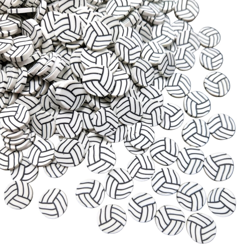 Polymer Clay Volleyball Slices 50g or 100g